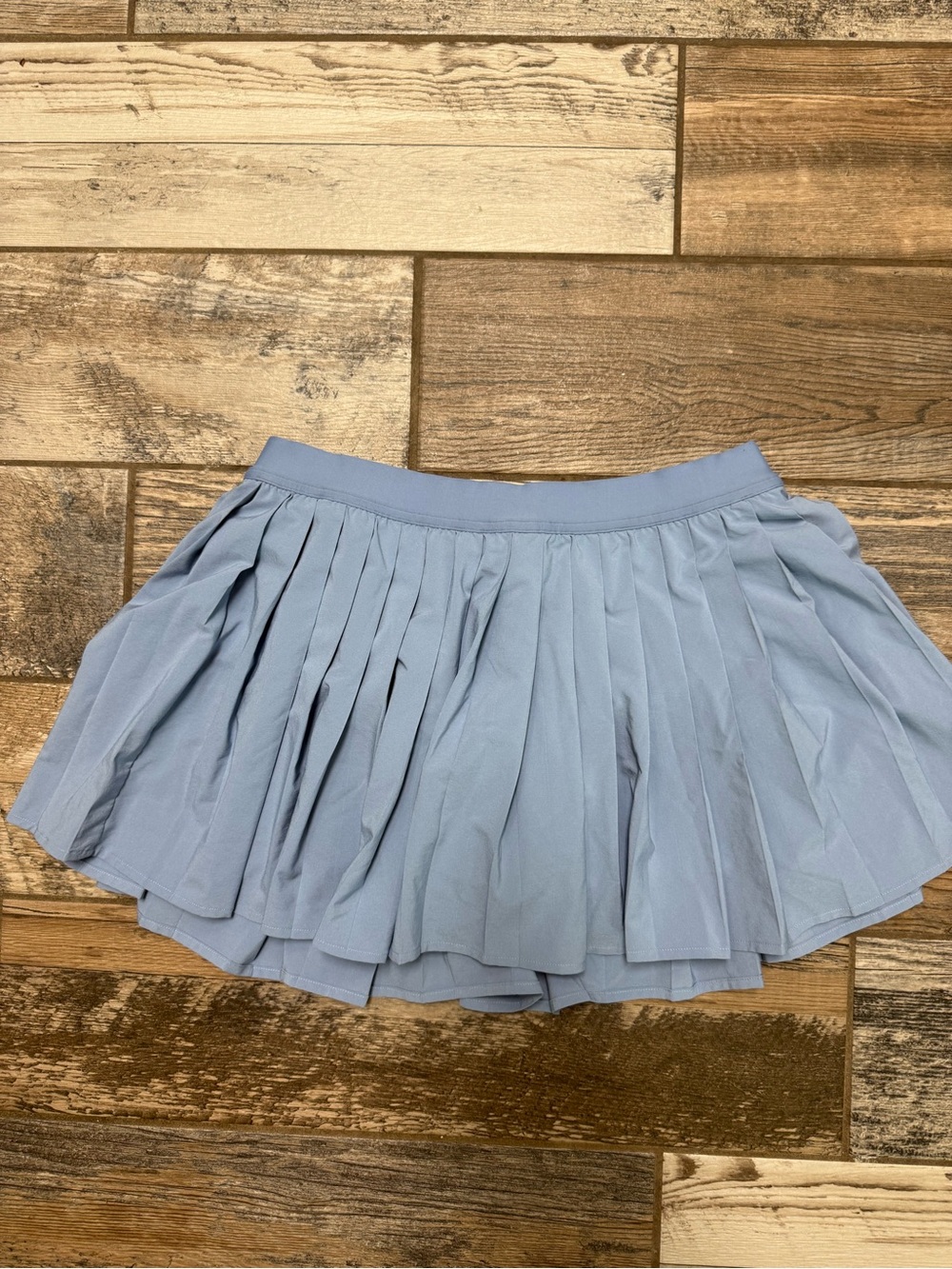 lululemon athletica Light Blue Pleated Skater Skirt